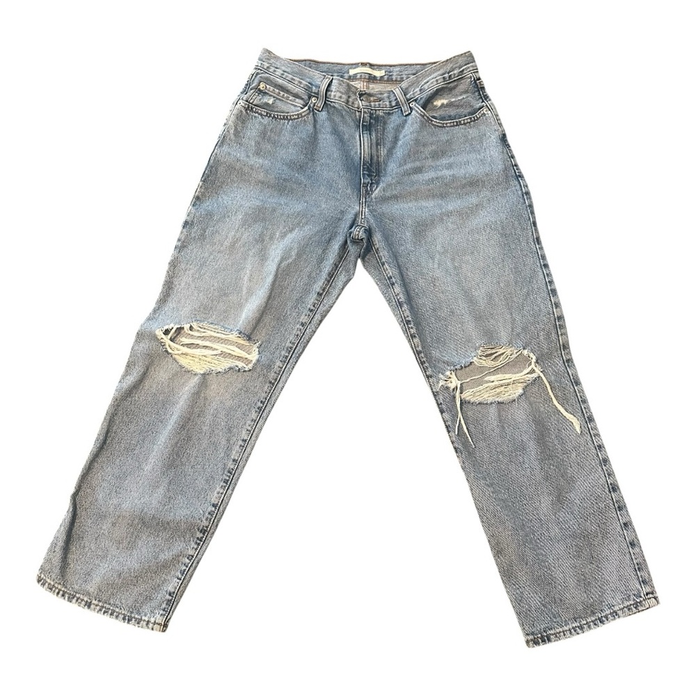 Levi’s 94 Baggy Jeans 31 | Distressed Light Wash Relaxed Fit Y2K Vintage Denim
